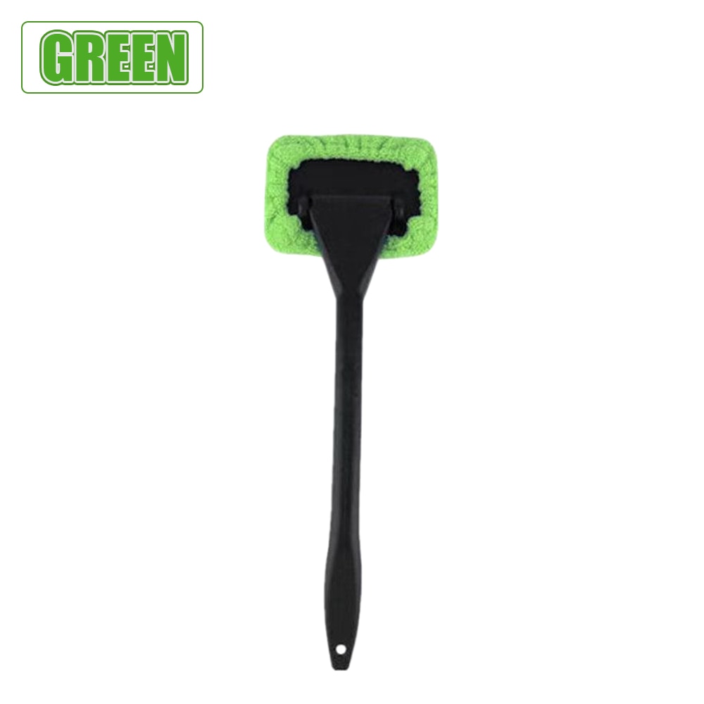 Car Window Cleaner Brush Kit, Windshield Cleaning Wash Tool, Inside Interior Auto Glass Wiper With Long Handle