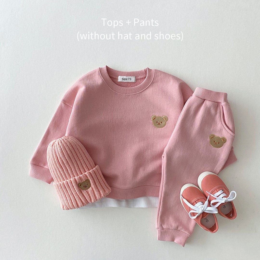 Toddler Baby Boys Girl, Clothing Set Kids Sweatshirt Pants 2Pcs Suits Outfits
