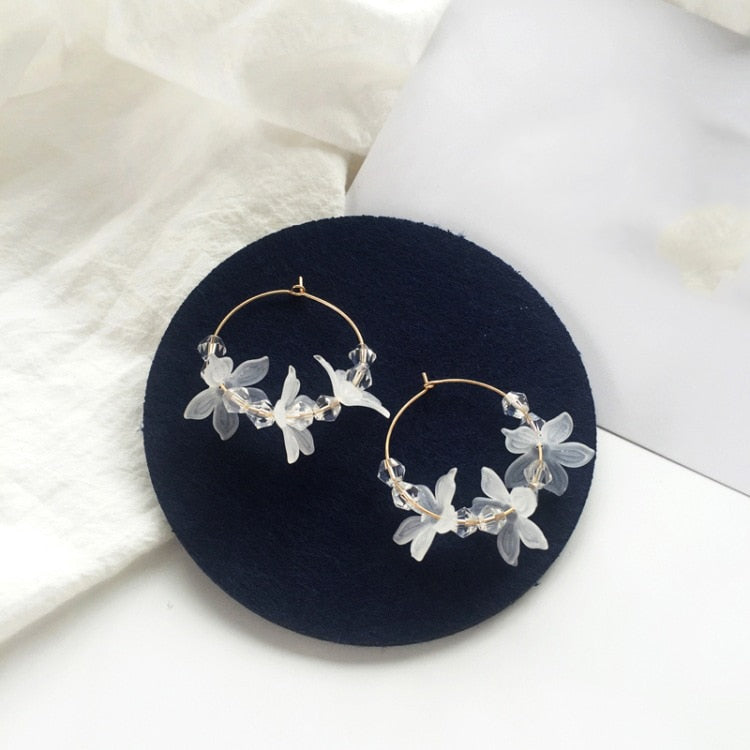 flower handmade earrings