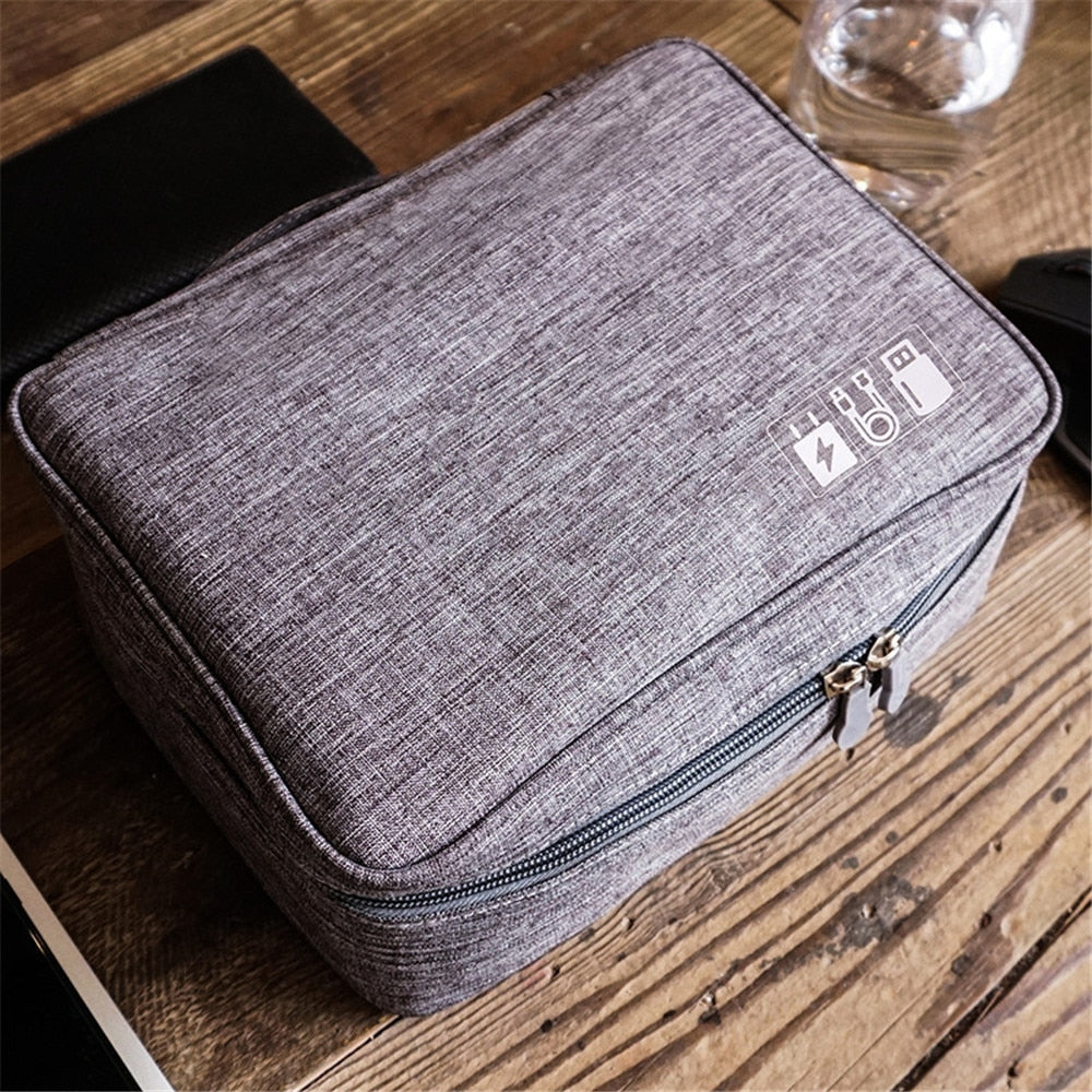 Portable Digital Storage Bags for Earphones, USB Gadgets