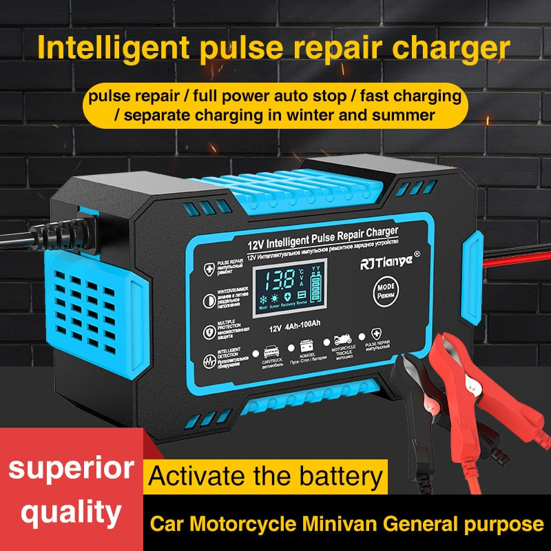 6A Full Automatic Car Battery Charger