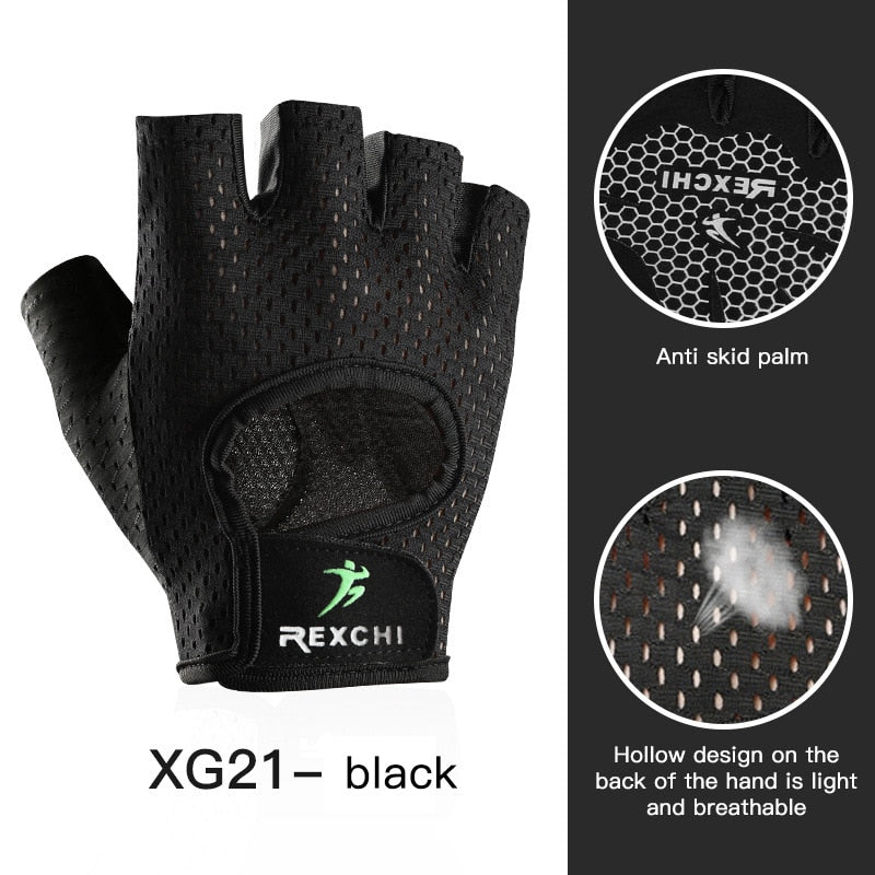 Breathable Fitness Gloves, Half Finger Cycling Gloves Equipment