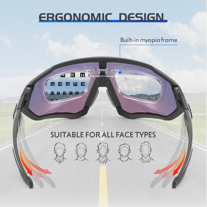 Polarized Sports Cycling Sunglasses