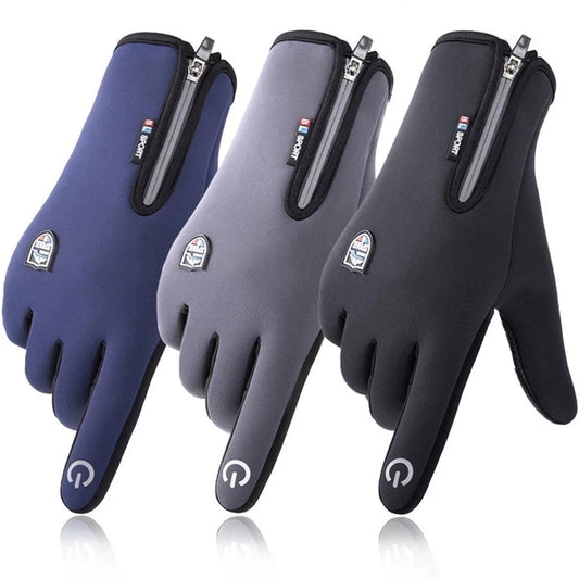 Winter Ice Fishing Gloves/Waterproof Coating Windproof Breathable Full Finger Non-slip Carp
