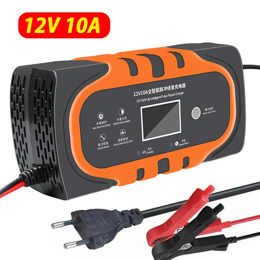 12V 10A Pulse Repair Charger Car Battery Charger