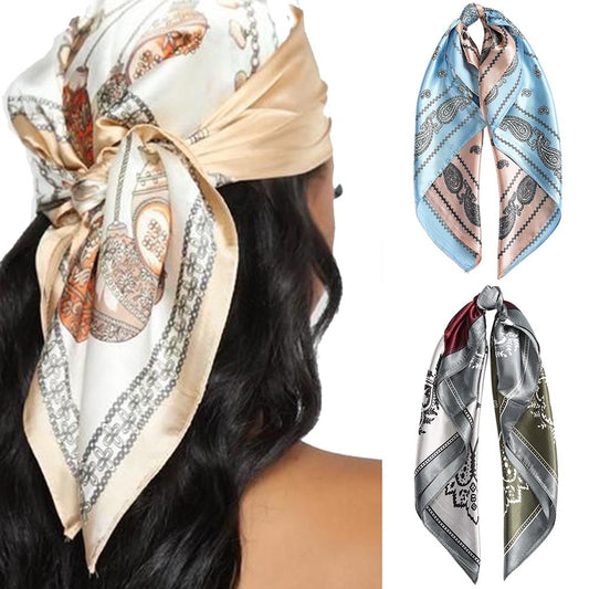 60*60CM Printing Bandanas Hair Bands For Girls & Women