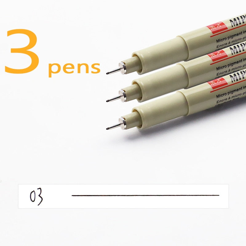 Manga markers Needle Pen, Art Hand-painted Hook Line Pen, Sketch Pens