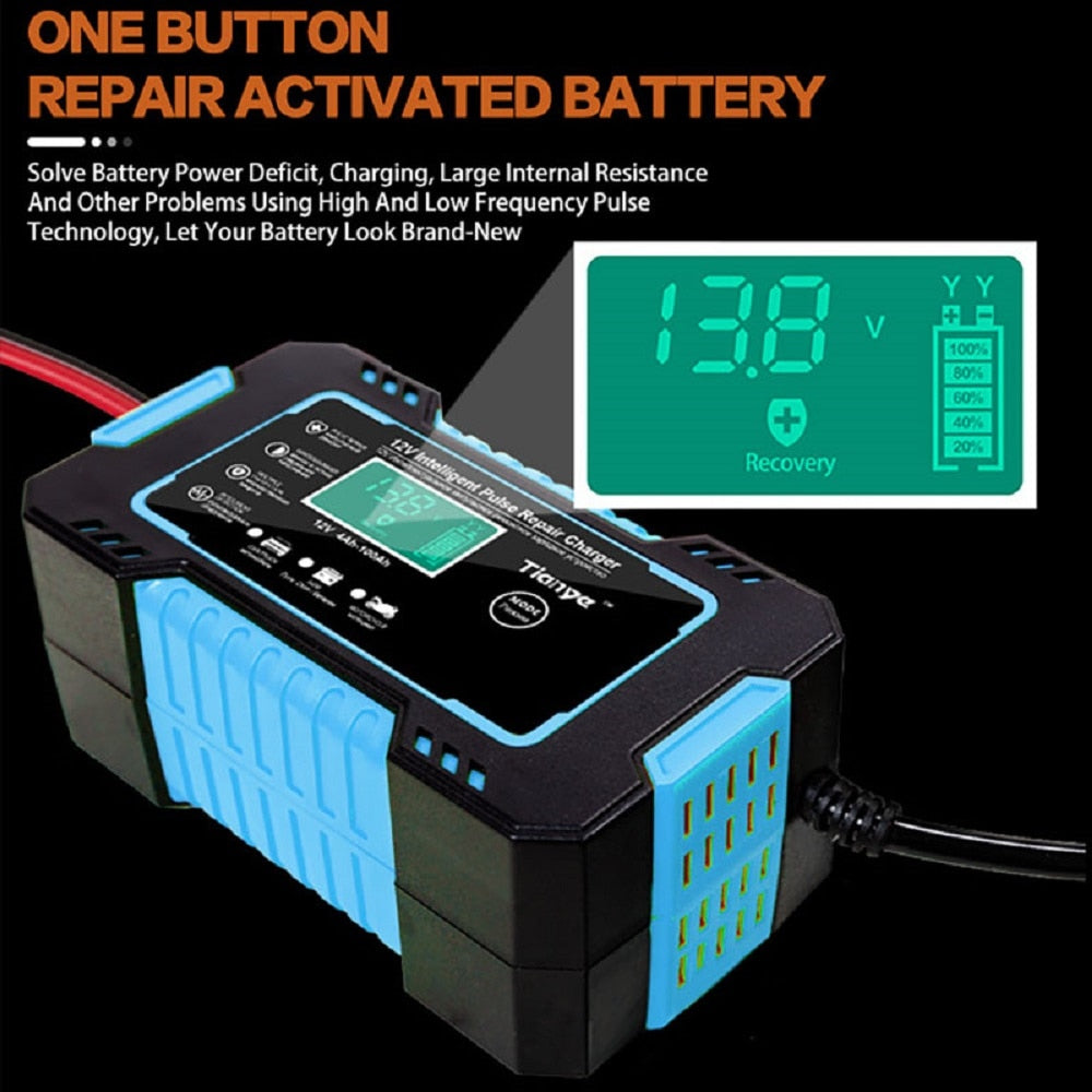 12V Full Automatic Car Battery Charger
