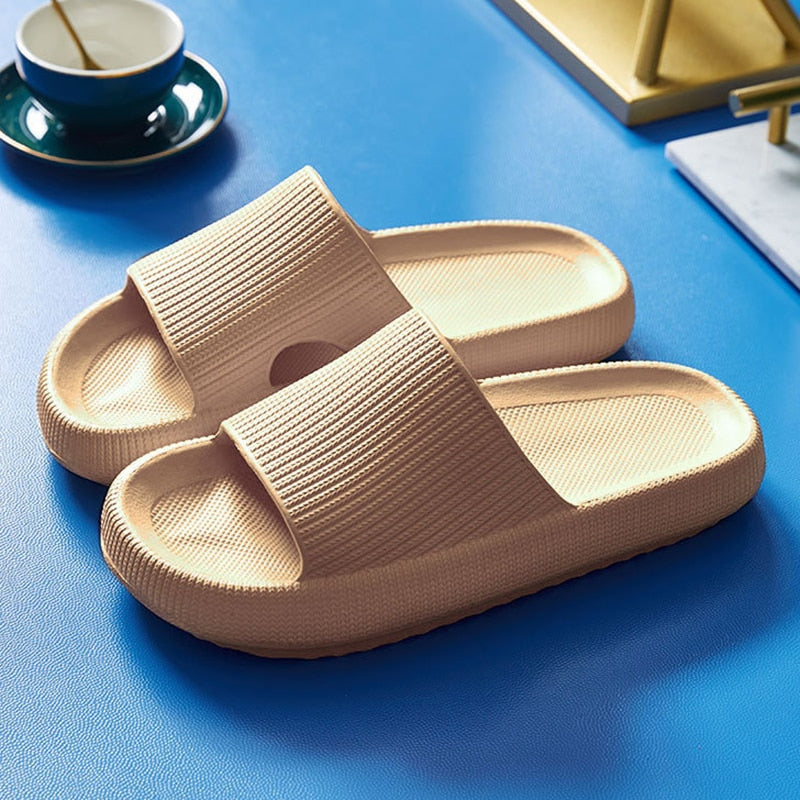 Thick Platform Bathroom Home Slippers