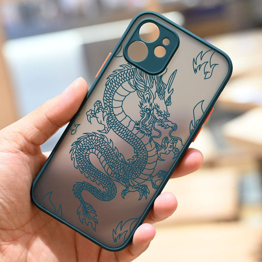 Dragon Matte Shockproof Phone Case