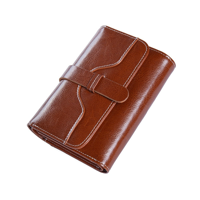 Leather Wallets for Women / Female Clutch Bag