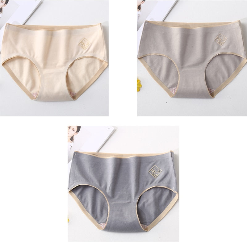 3 PCS/Set Cotton Women's Panties