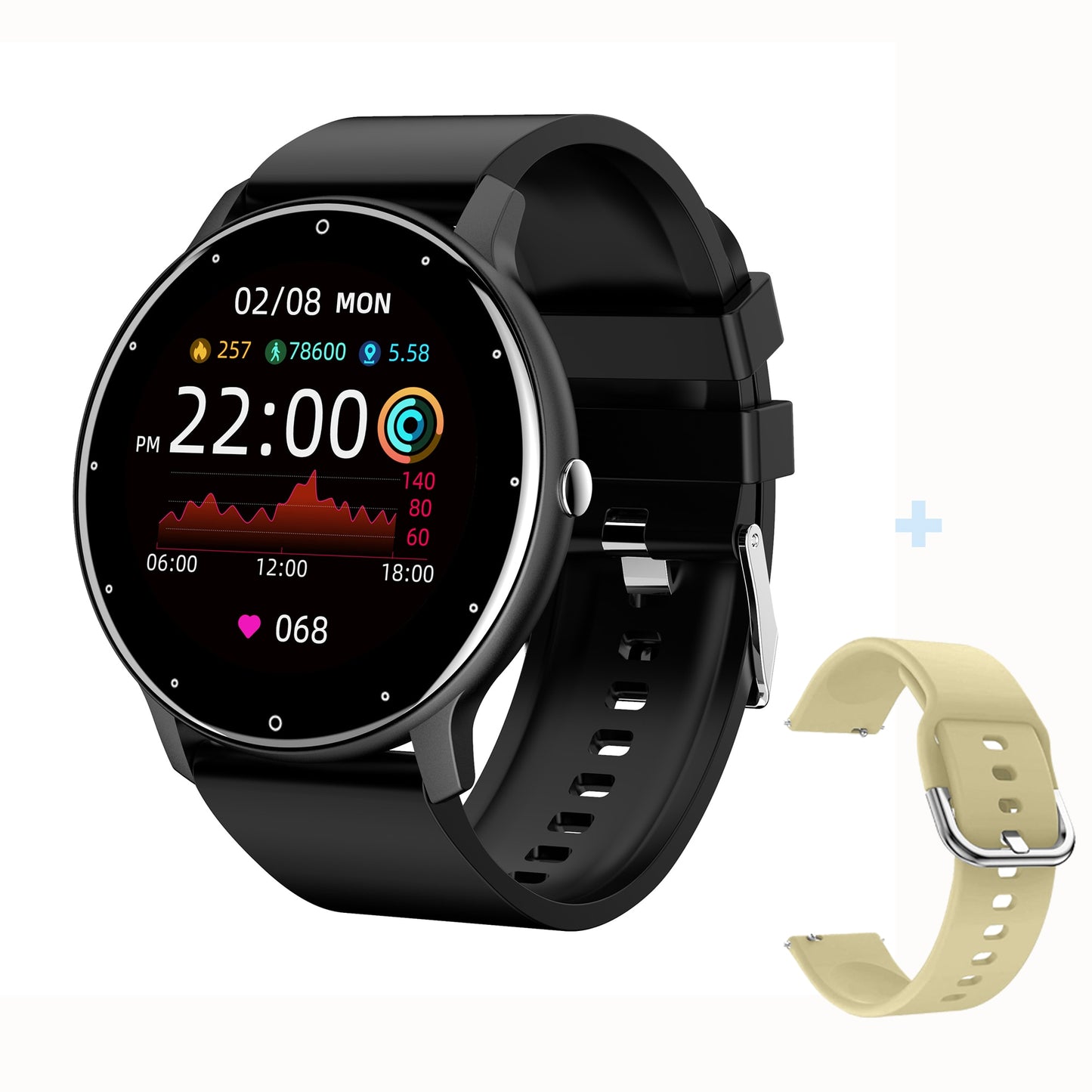 Smart Watch for Womens, Mens, Fitness Smartwatch, Waterproof Watches